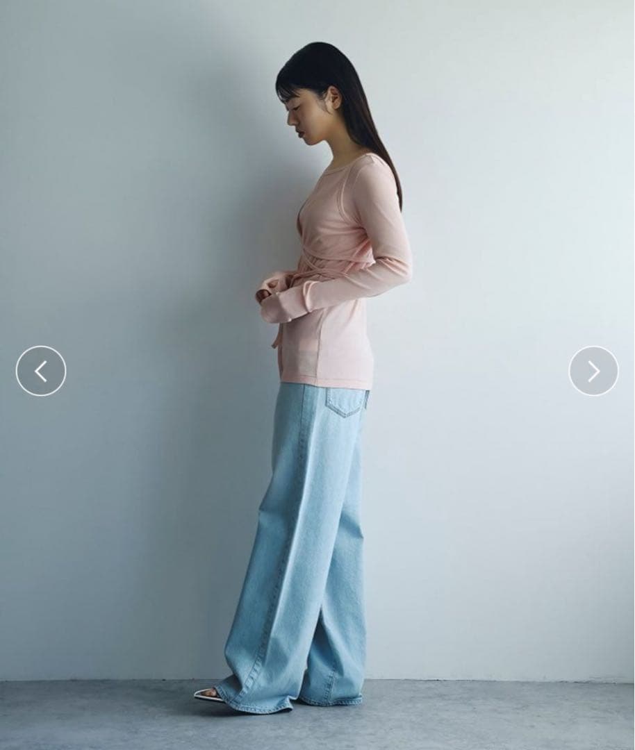 新品⭐︎CODE A (コードエー) bra top layered tee