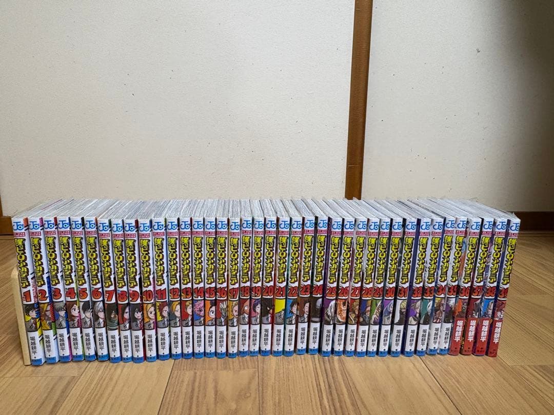 僕のヒーローアカデミア1〜39巻 36巻から39巻は新品未開封