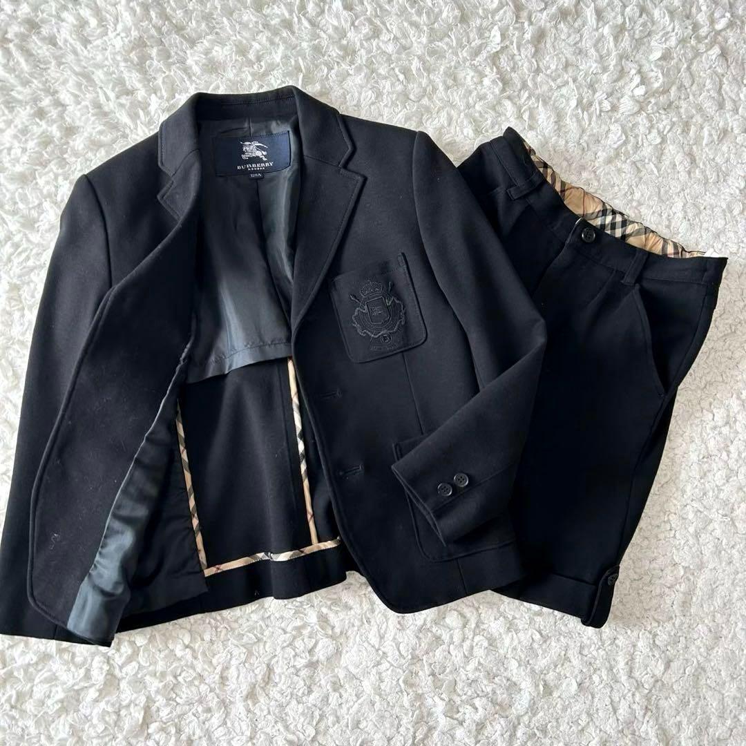✨極美品✨バーバリーロンドン セットアップ ノバチェック ホースロゴ 刺繍