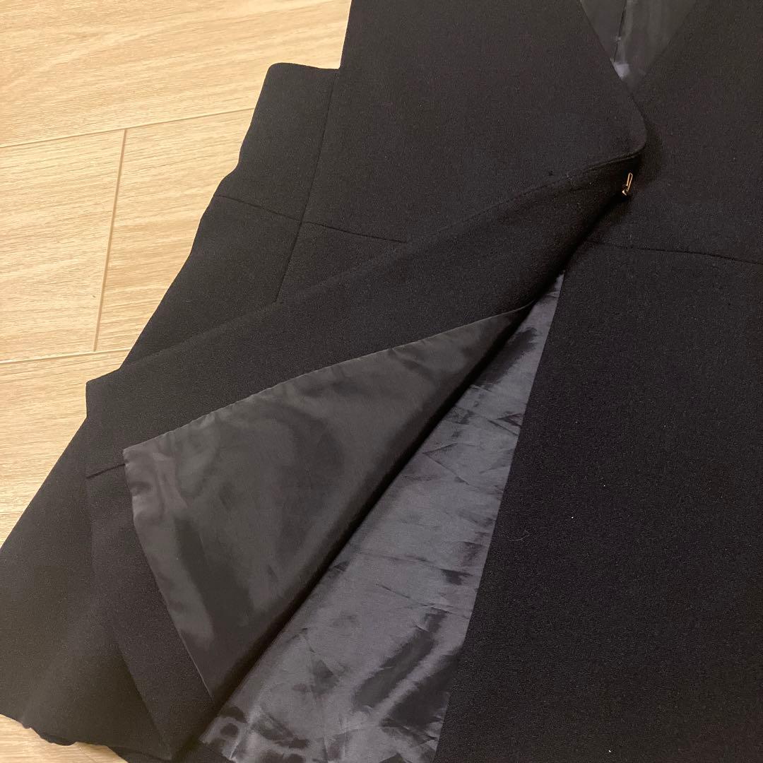 green label relaxing ソフト ジョーゼット ペプラム ジレ