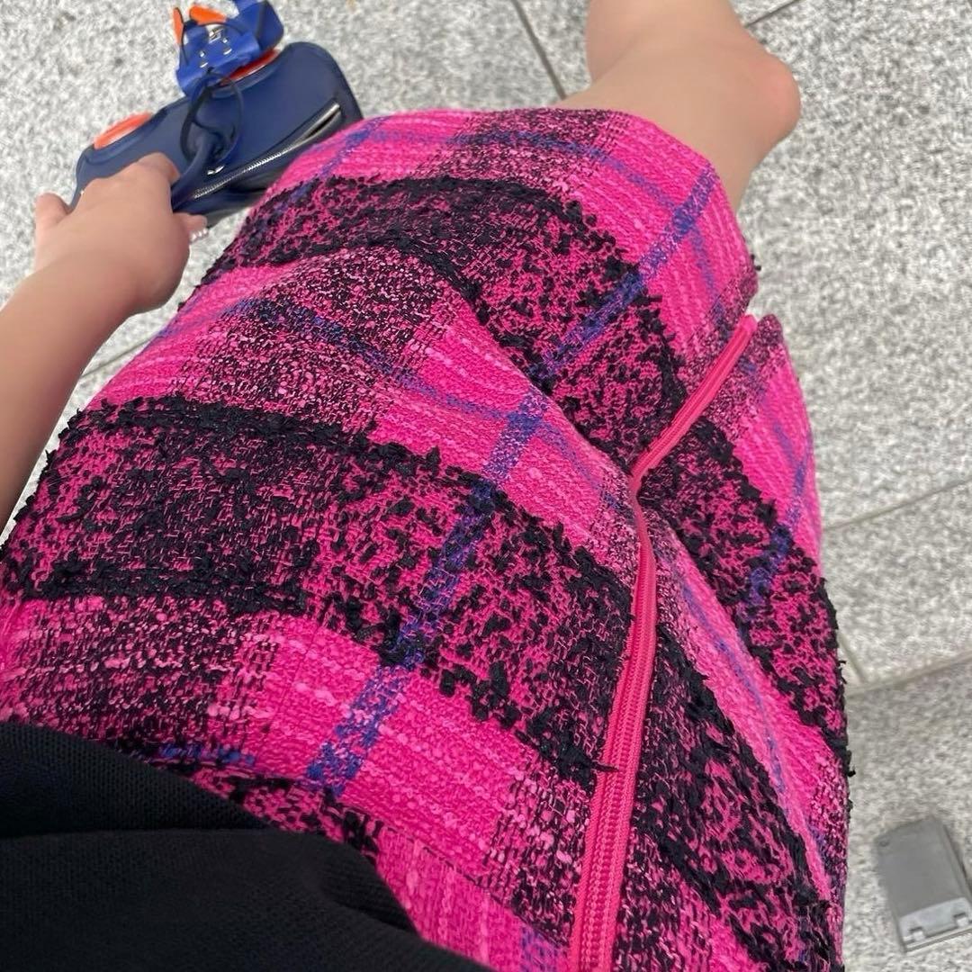 シェリエ　ツイードミニスカート