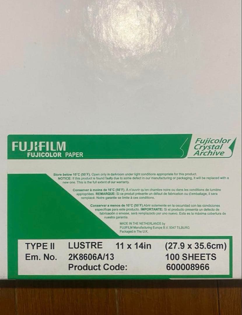 富士フイルム　カラー　印画紙　大四切 100枚入り