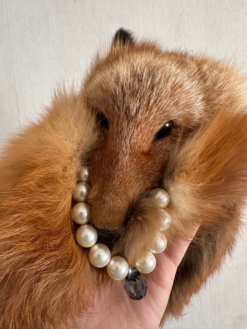 フォックスファー　ロシアン帽　きつね　ユニセックス