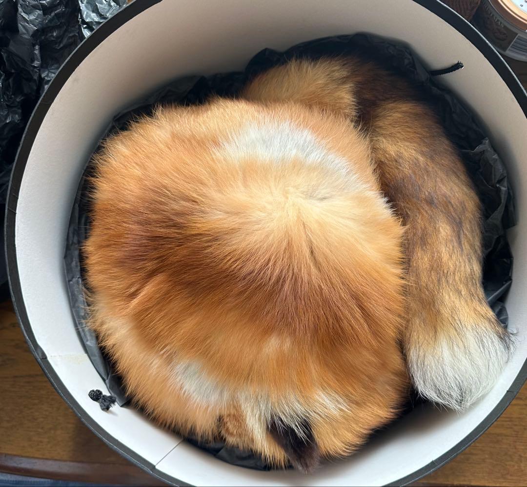 フォックスファー　ロシアン帽　きつね　ユニセックス