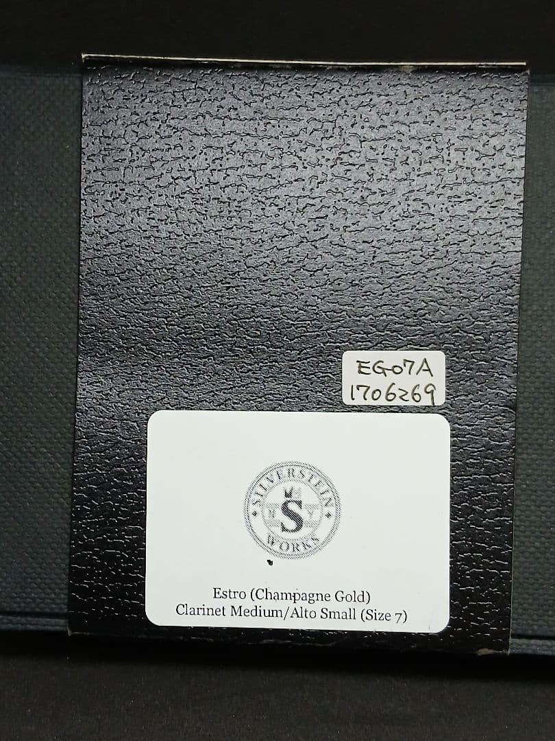 アルトサックス　リガチャー　SILVERSTEIN ESTRO 中古良品