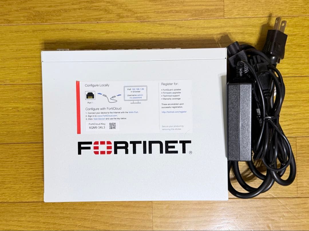 FORTINET FORTIGATE-80E(ライセンス切れ)【v7.4.9】①