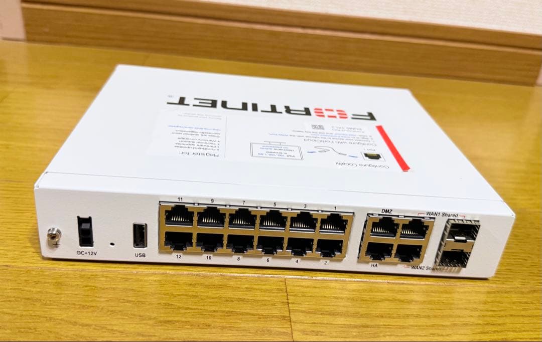 FORTINET FORTIGATE-80E(ライセンス切れ)【v7.4.9】①