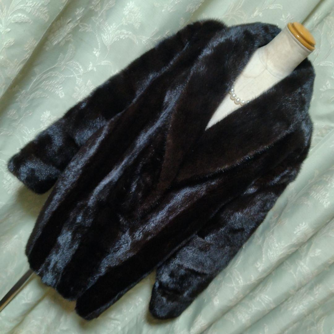 新品同様✩ドルマン型✩ミンク✩ファーコート✩柔らか✩艷やか✩綺麗