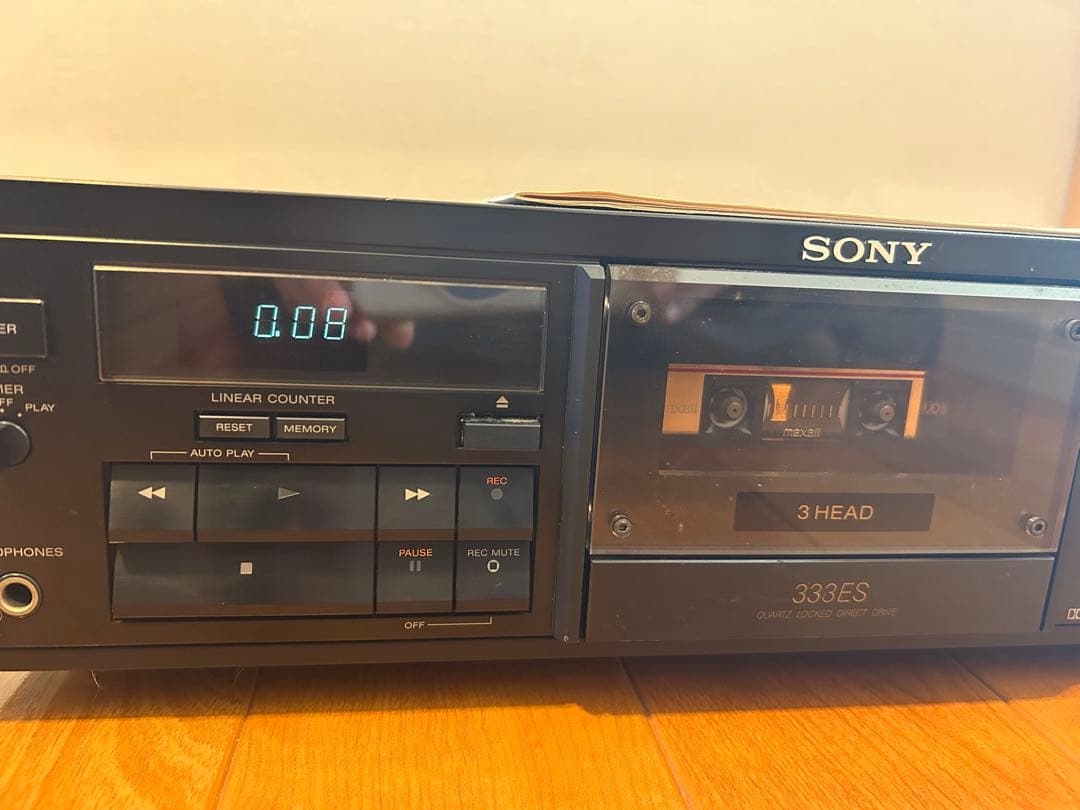SONY TC-K333ESX カセットデッキ　通電動作確認済み