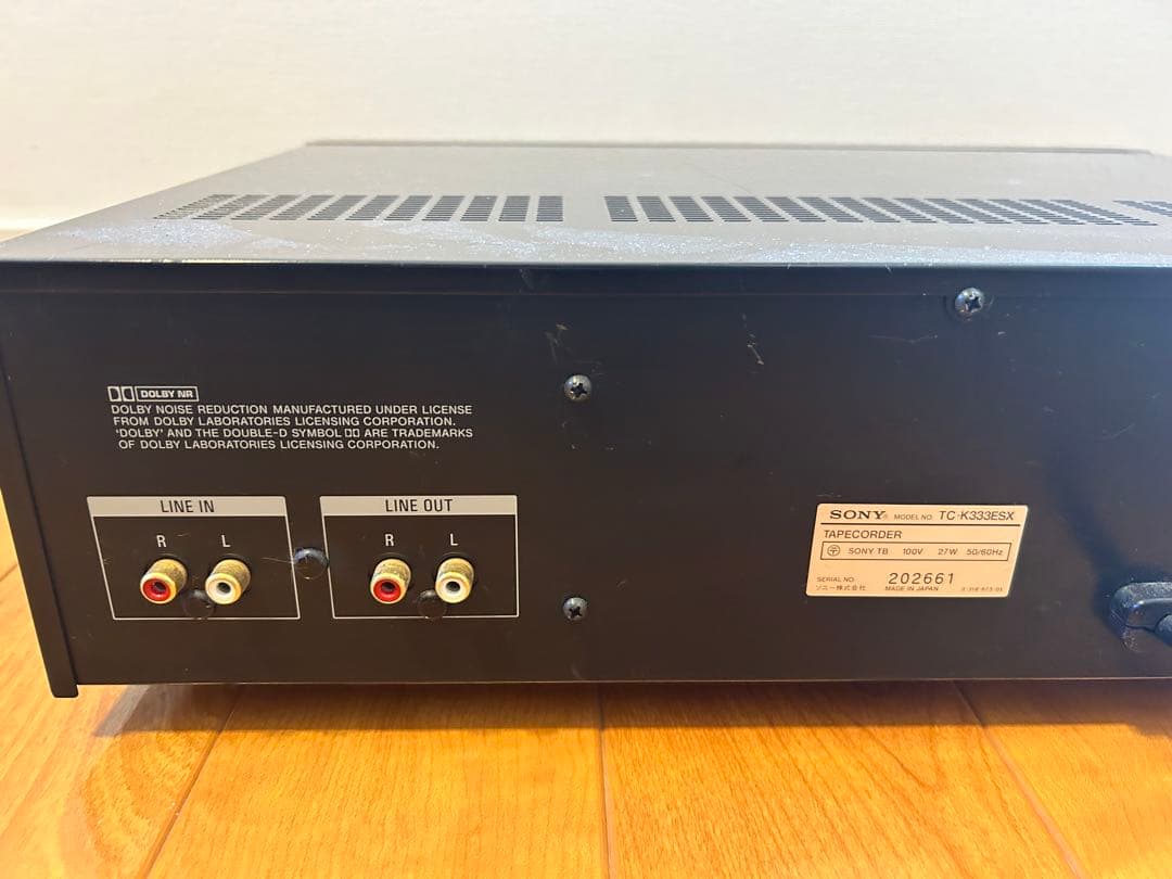 SONY TC-K333ESX カセットデッキ　通電動作確認済み