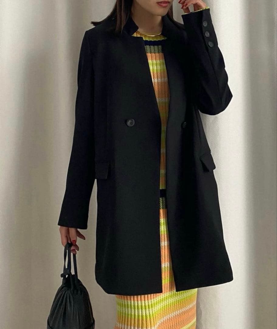 【Mサイズ】Ameri NOTCH PRINT LINING JACKET