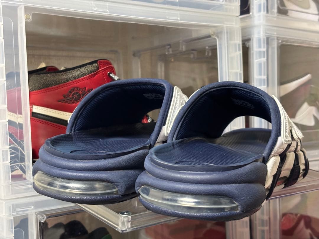 Nike AIR スライドサンダル ネイビー/ホワイト　fq8699 400