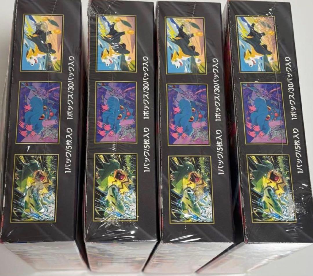 さっさ ポケモン インフィニティX 4箱　シュリンク付き