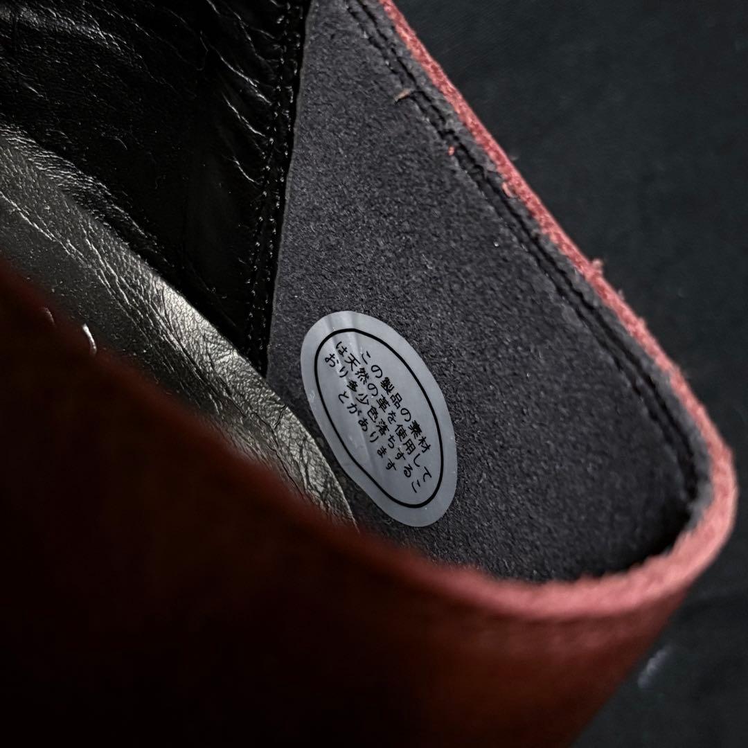 【未使用】トルネードマート　本革レザーシューズ　革靴　ボルドー