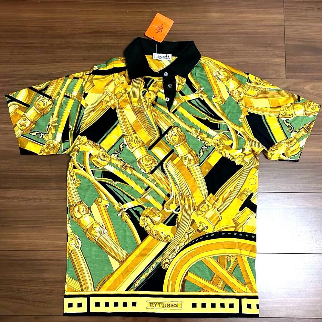 【新品・未使用】エルメス　ポロシャツ　S表記(M)綿100% 長期保管品