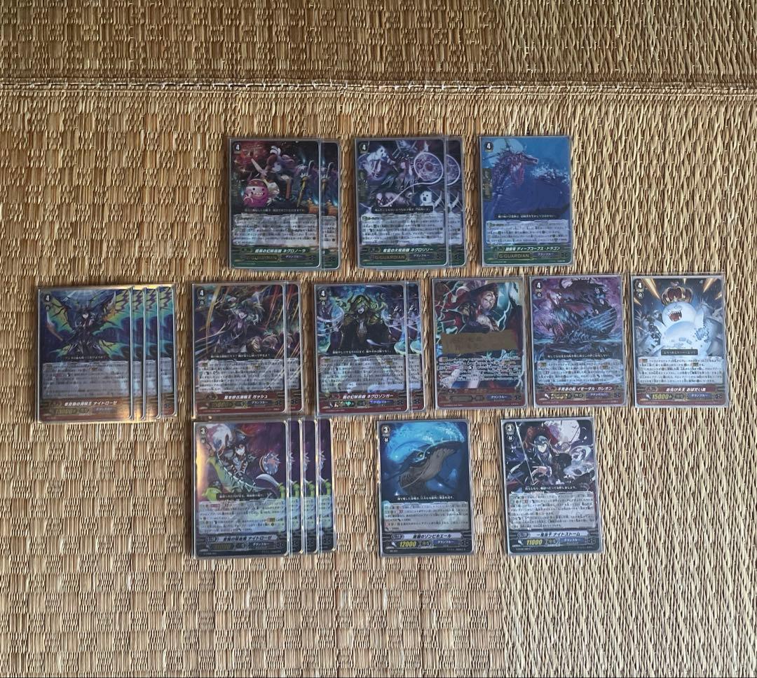 【ヴァンガード】ローリス ナイトローゼ ハリー デッキ 調整パーツ＋デッキケース