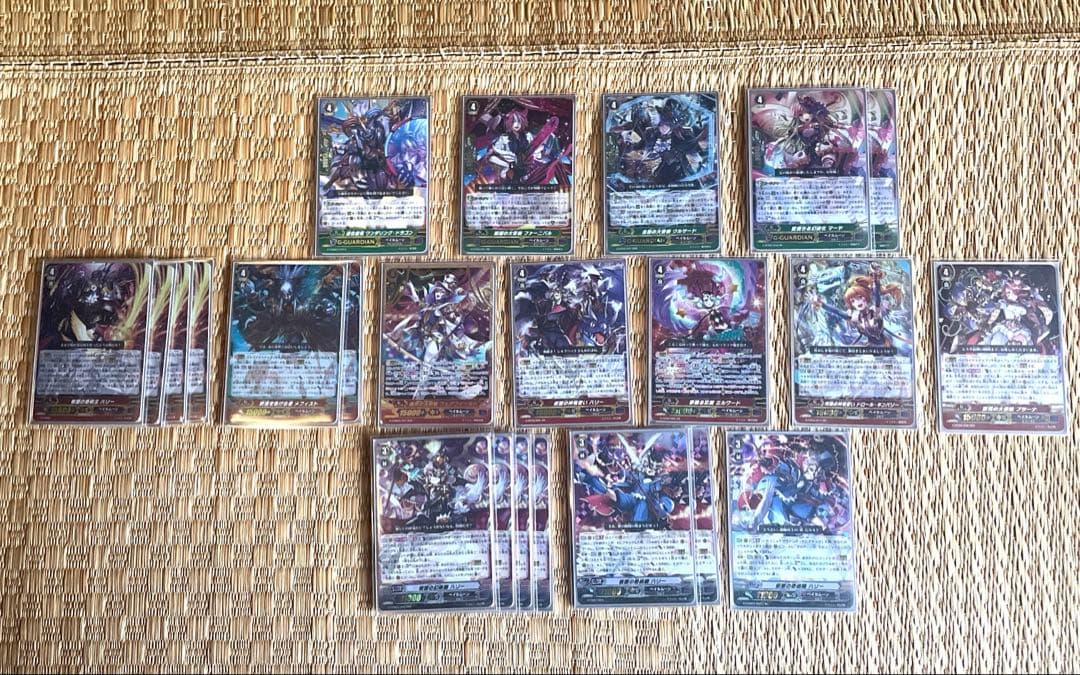 【ヴァンガード】ローリス ナイトローゼ ハリー デッキ 調整パーツ＋デッキケース