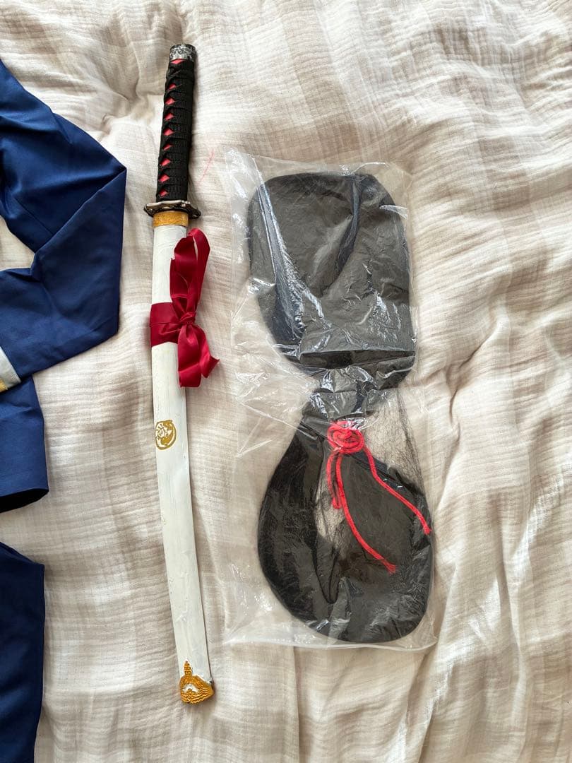 刀剣乱舞 鯰尾藤四郎　模造刀　ウィッグ　コスプレ衣装 フルセット