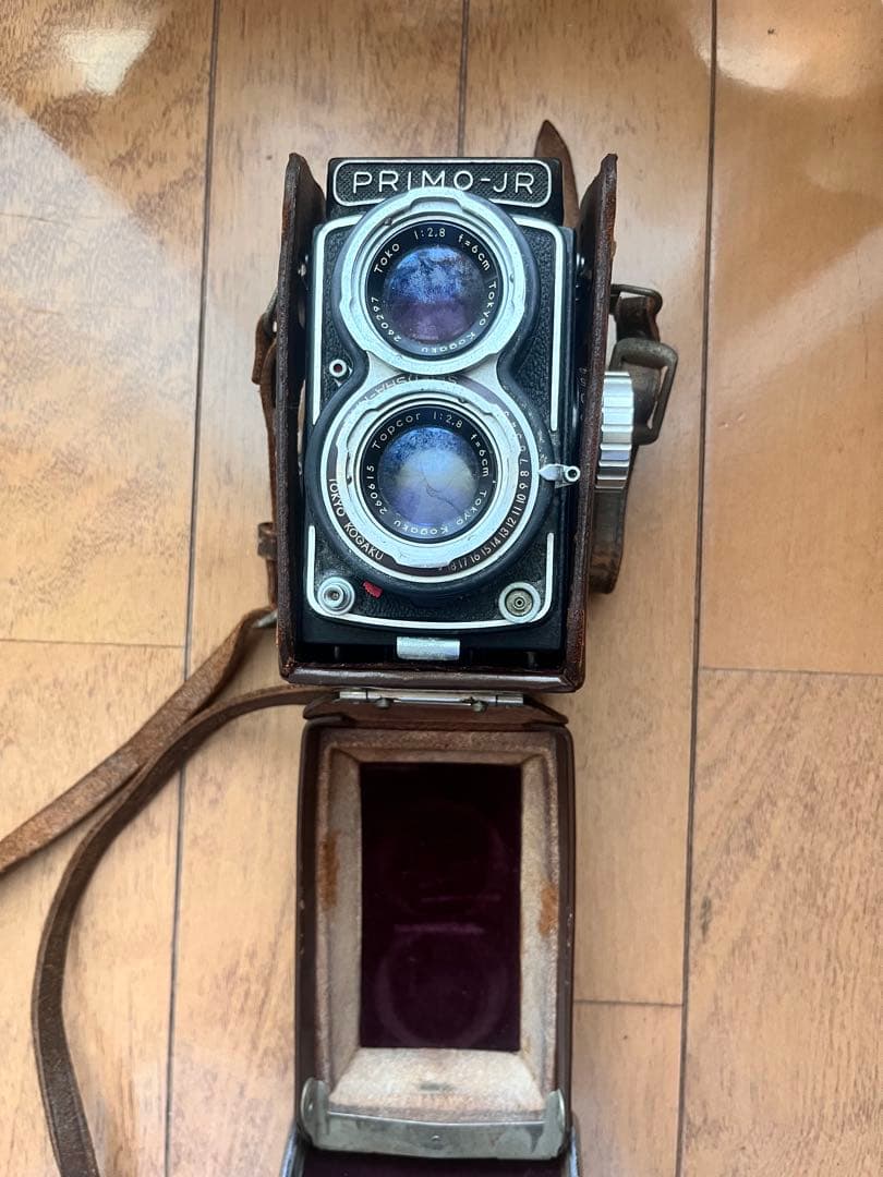 PRIMO-JR 二眼レフカメラ カメラケース付き