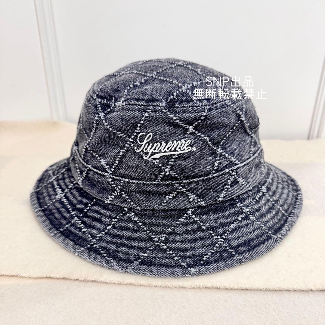 Supreme Punched Denim Crusher バケットハット ML