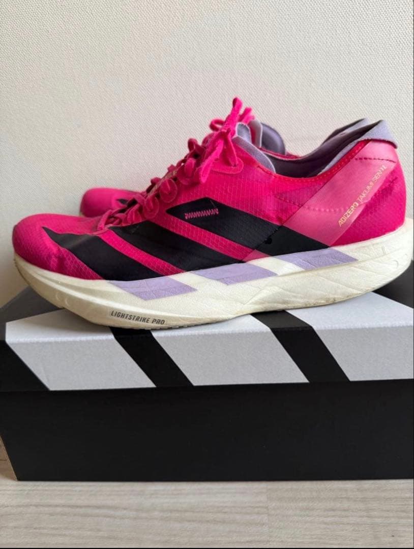 アディゼロ　タクミセン11 ピンク　26cm