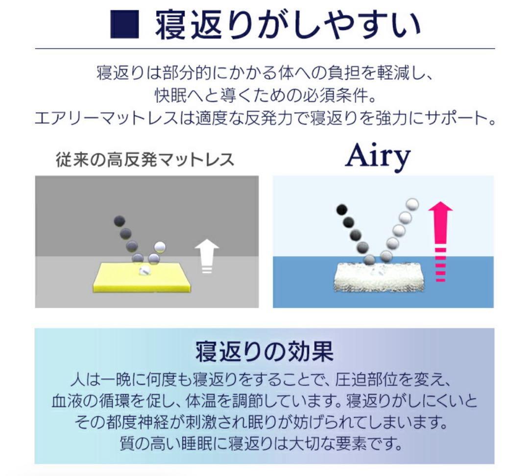 【最安値！】エアリーマットレス　airy アイリスオーヤマ