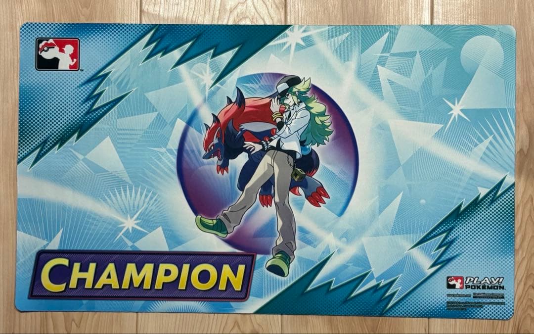 海外公式大会限定品 Ｎのゾロアーク チャンピオン プレイマット 英語版