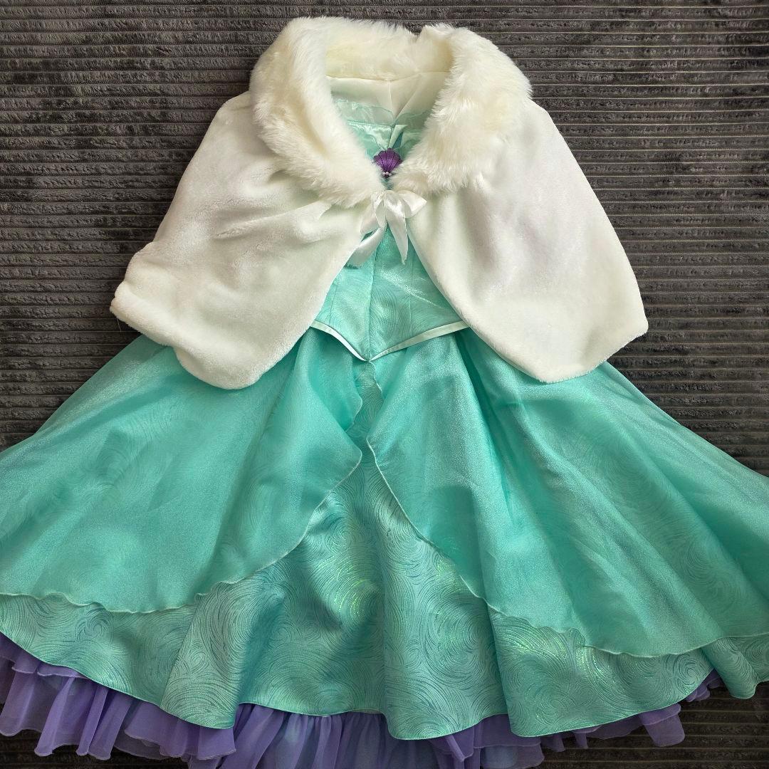 【美品】ビビディバビディブティック　ドレス アリエル　130cm おまけ付き