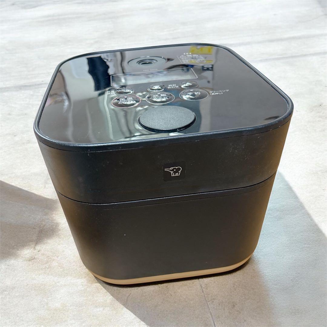 象印 stan.炊飯器　炊飯器　おしゃれ　家電　黒　木目　炊飯ジャー　スタンプ