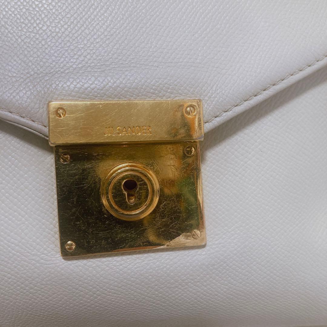 ジルサンダー　ビジネスバッグ　ハンドバッグ　キー付き　ゴールド金具