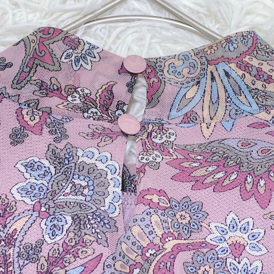 【11】Leilian　レリアン　G.BINDA　カットソー　ブラウス　シアー