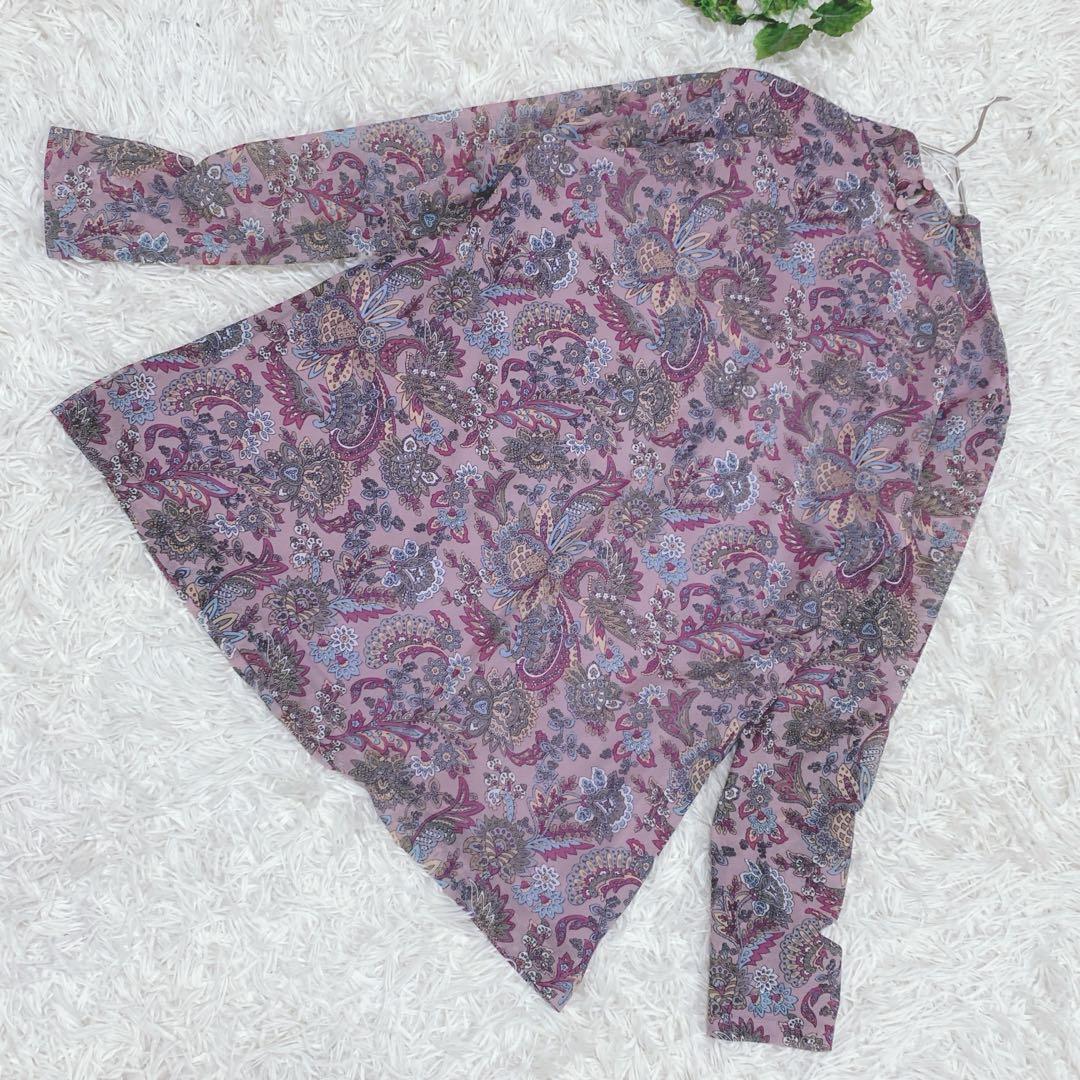 【11】Leilian　レリアン　G.BINDA　カットソー　ブラウス　シアー