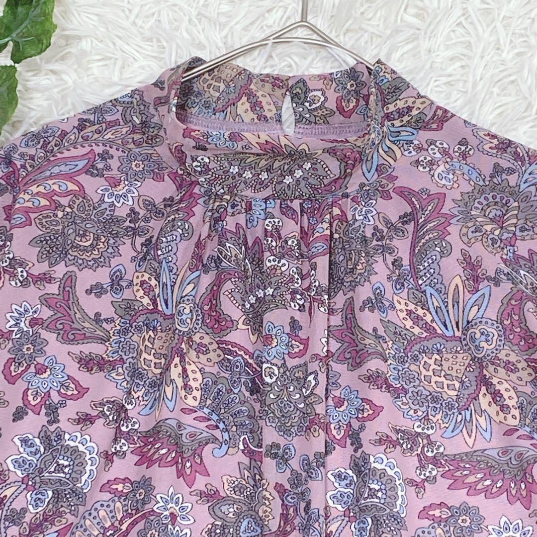 【11】Leilian　レリアン　G.BINDA　カットソー　ブラウス　シアー