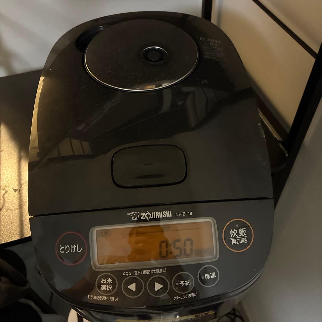 象印 NP-BT18 炊飯器 黒