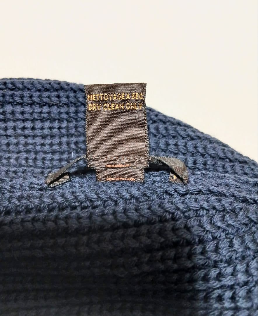 LOUIS VUITTON ルイヴィトン ニット帽 ビーニー ネイビー