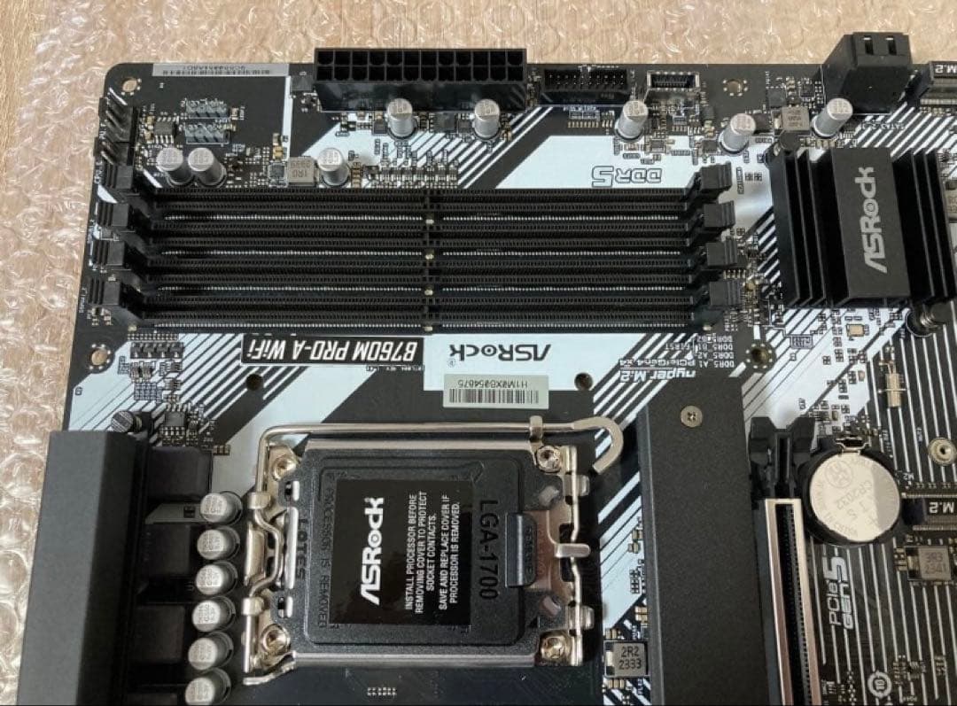 【新品未使用】ASRock B760M PRO-A WiFi マザーボード