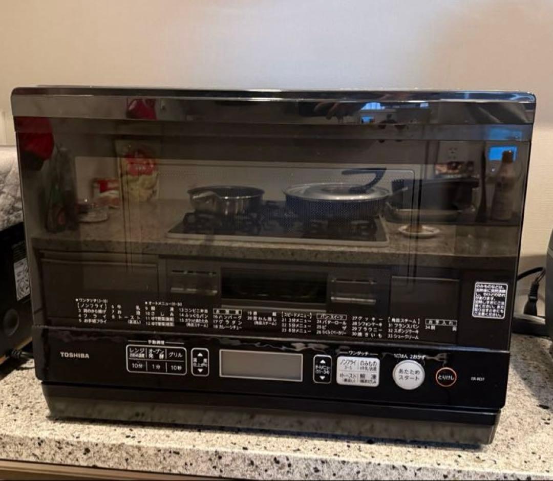 【天板付き】東芝 電子レンジ オーブンレンジ ER-RD7 2018年製