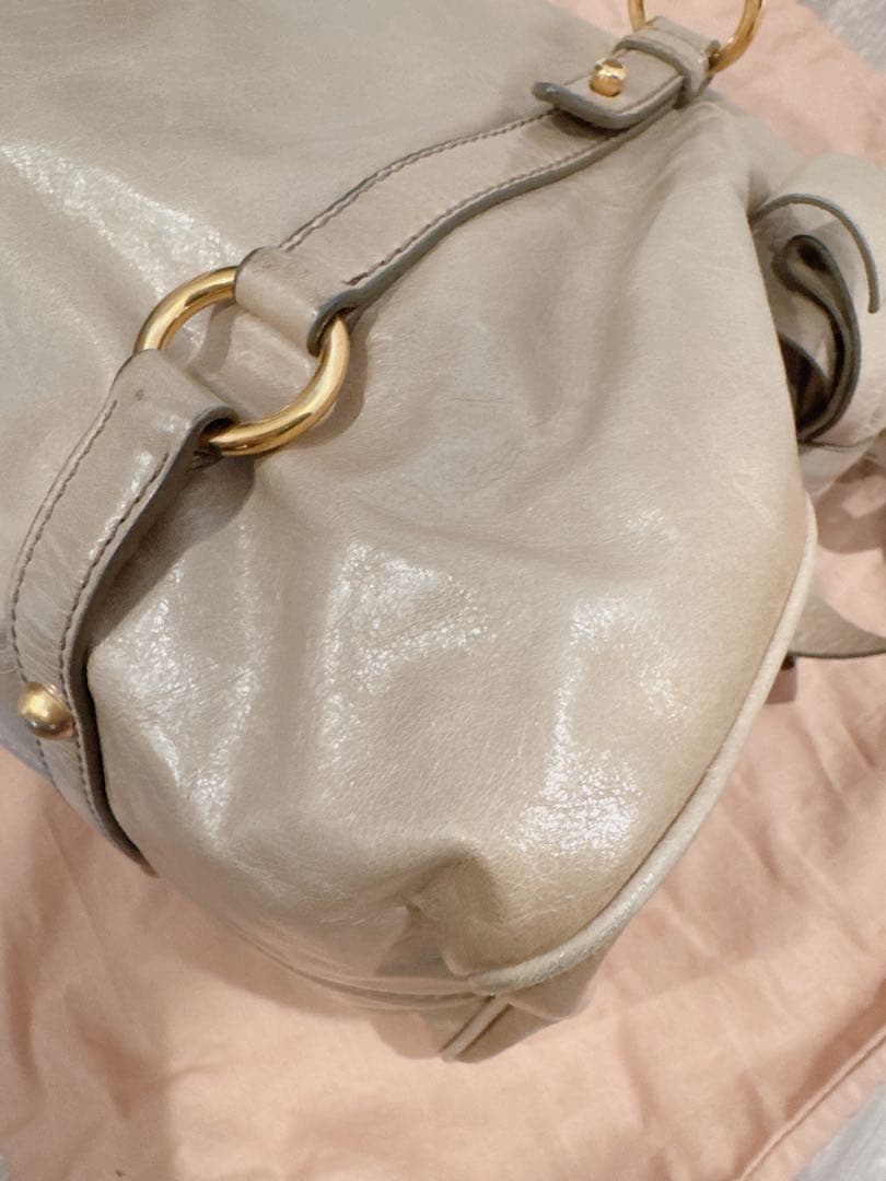 miumiu ハンドバッグ　りぼん
