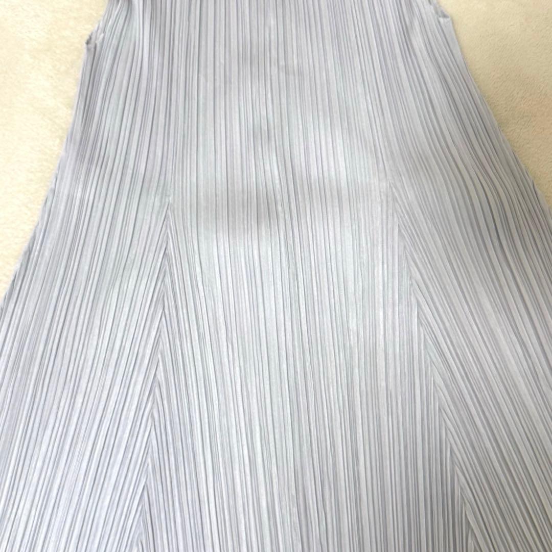 極美品✨PLEATS PLEASE プリーツ　チュニック　ライトグレー　Lサイズ