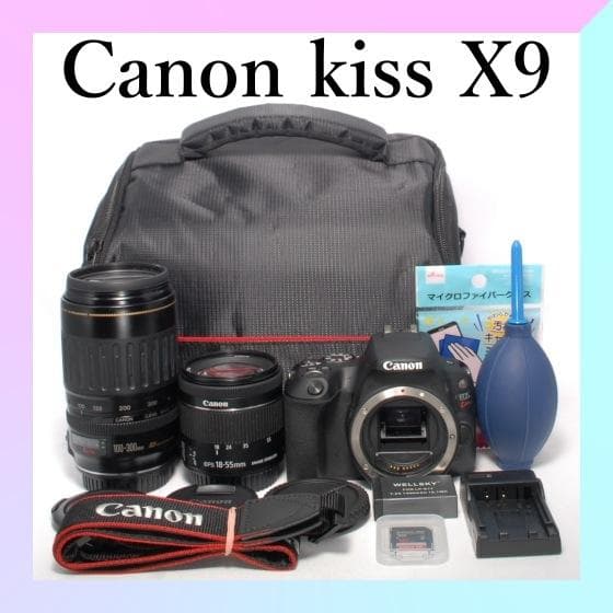 ✨つー✨Canon Kiss X9 Wレンズ