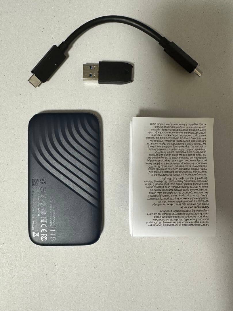 外付けハードディスク・ドライブ WD My Passport SSD 1TB