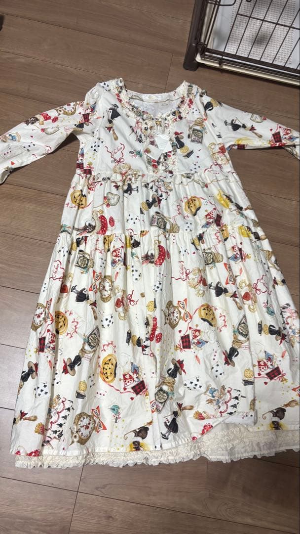 ピンクハウス　うさぎ　ミディワンピース　アリス ハロウィン