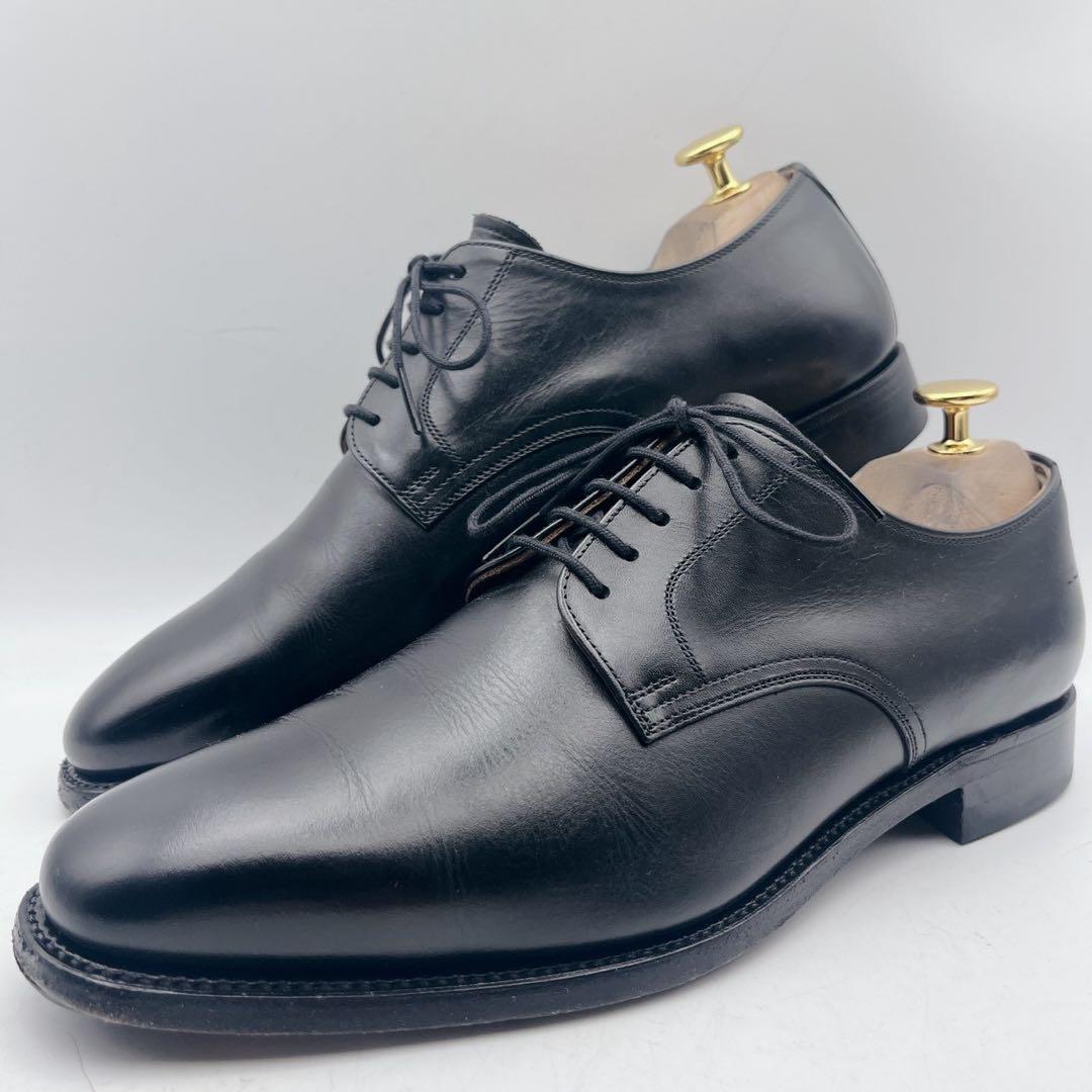 美品✨スコッチグレイン プレーントゥ アシュランス 3524 グッドイヤー 黒