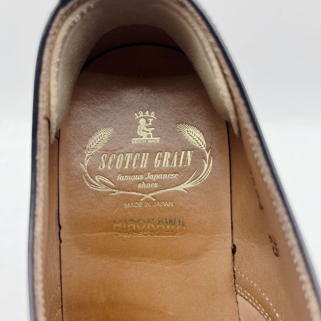 美品✨スコッチグレイン プレーントゥ アシュランス 3524 グッドイヤー 黒