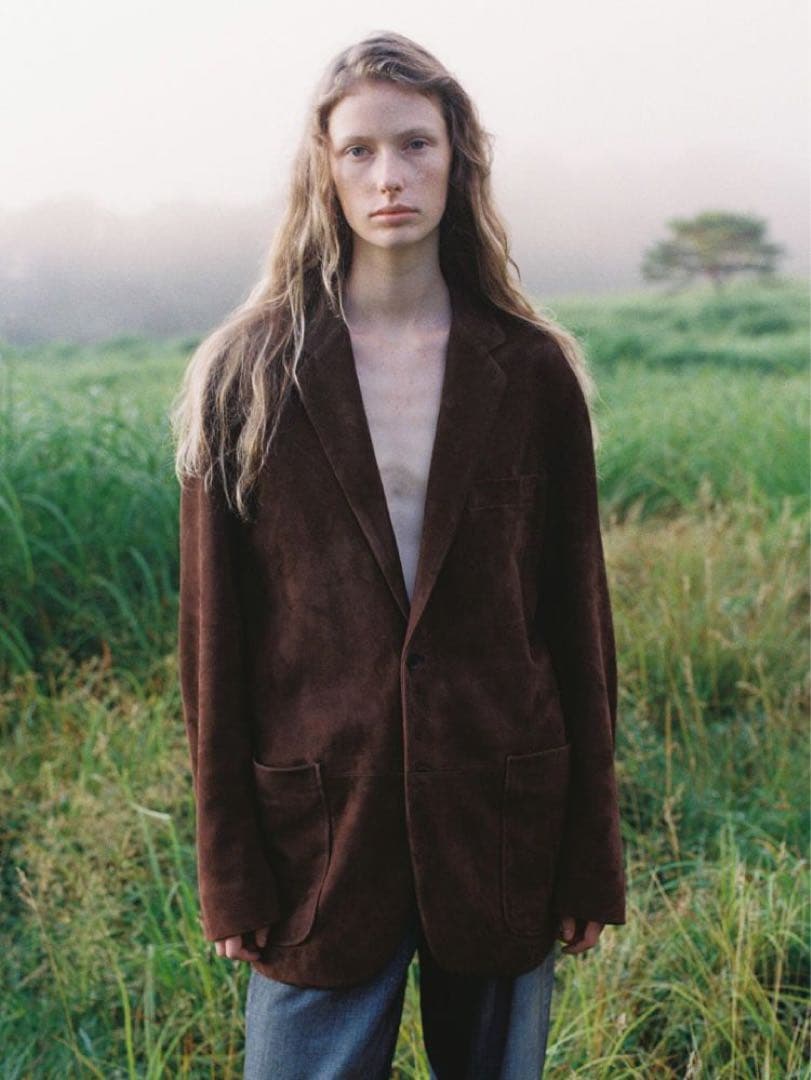 LIDNM Goat Suede Tailored Jacket Mサイズ