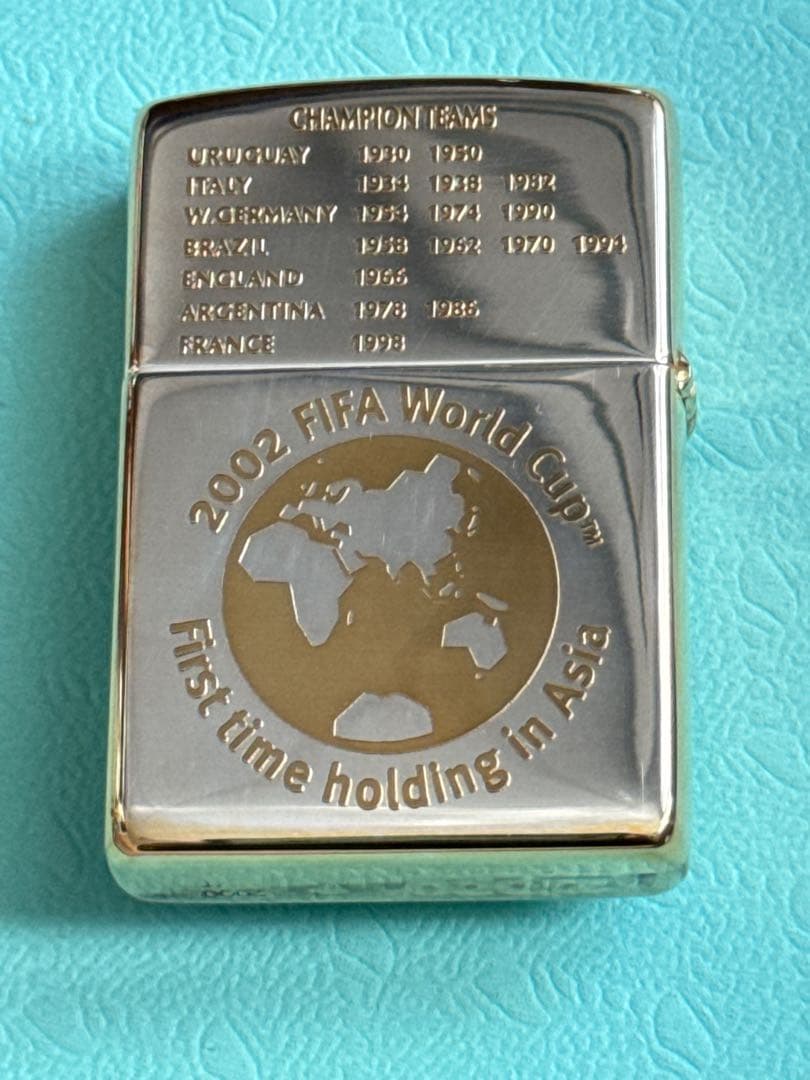 【未使用】2002年FIFAワールドカップ大会　ブラジル優勝記念ZIPPO