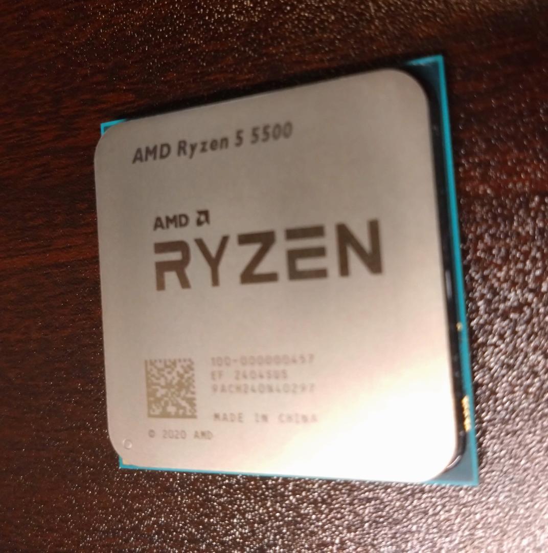 CPU Ryzen 5 5500 with Wraith Stealth Cooler
