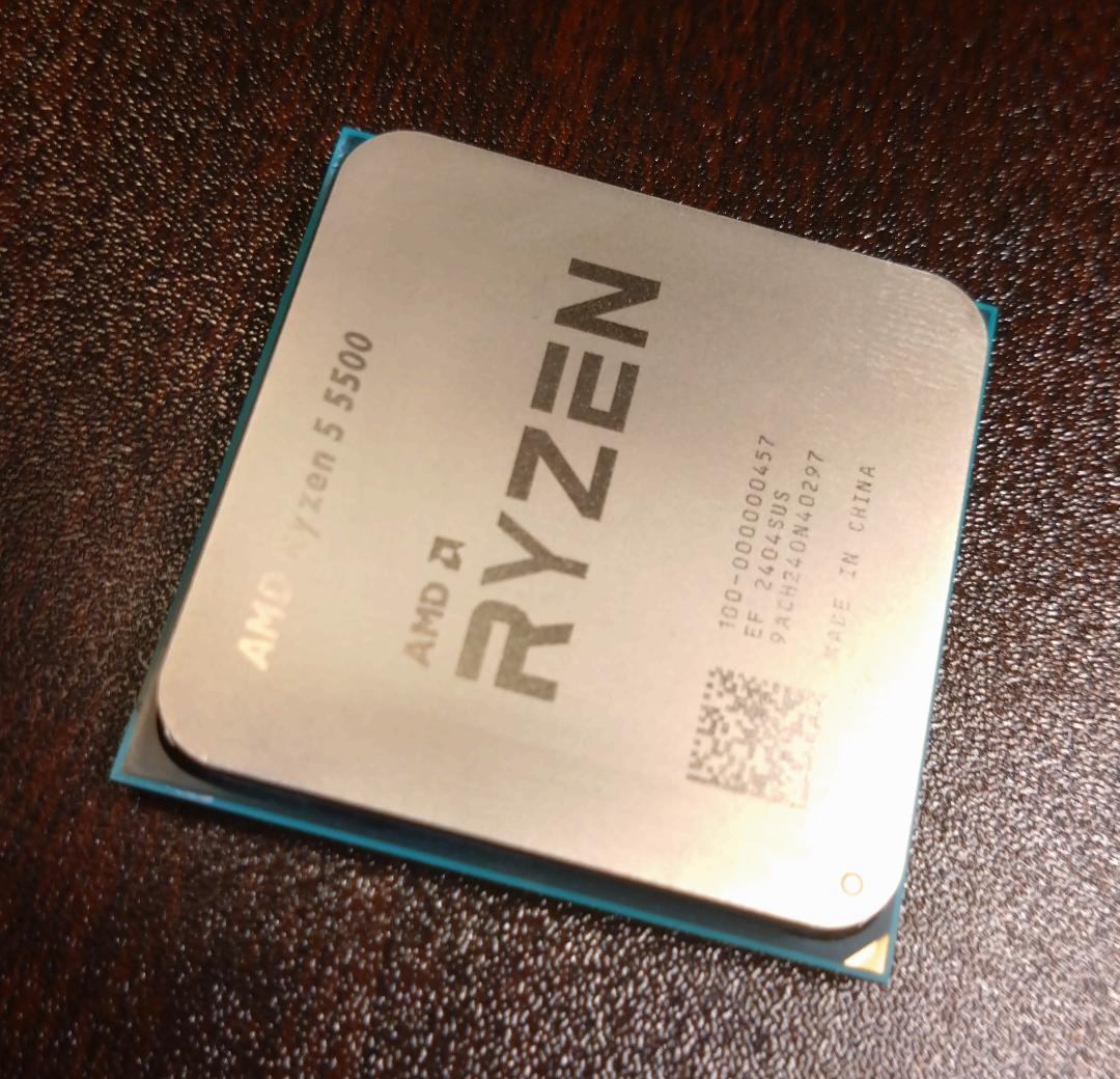 CPU Ryzen 5 5500 with Wraith Stealth Cooler