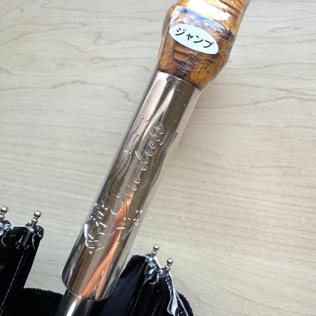 ★新品★サンドレス　晴雨兼用　日傘　楽折　ジャンプ式　1級遮光　遮熱　ドット　白