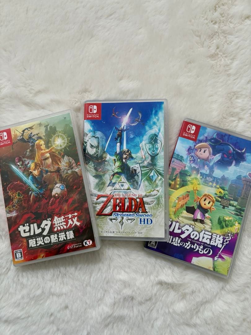ゼルダ3本セット 名作揃い！Switchソフトまとめ売り